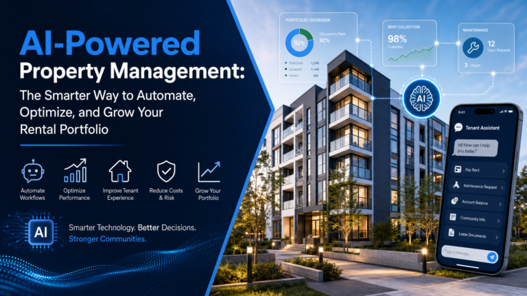 AI-Powered Property Management: The Smarter Way to Automate, Optimize, and Grow Your Rental Portfolio